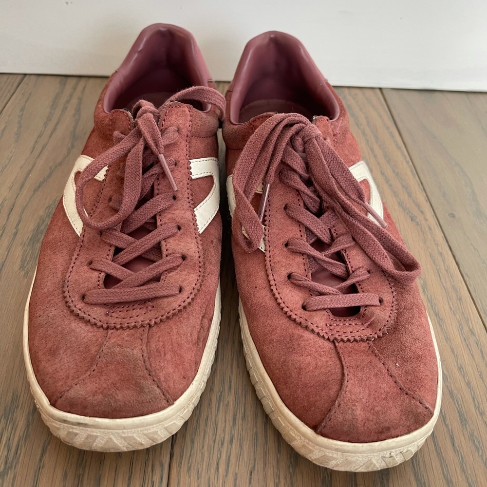 Tretorn Pink Suede Sneakers